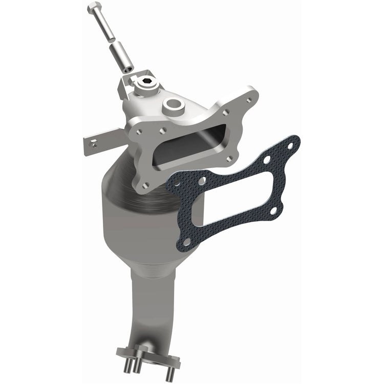 MagnaFlow Catalytic Converter, Direct-Fit, Stainless Steel Case, Flanged Inlet, Single Bolt-On Outlet – 5531024