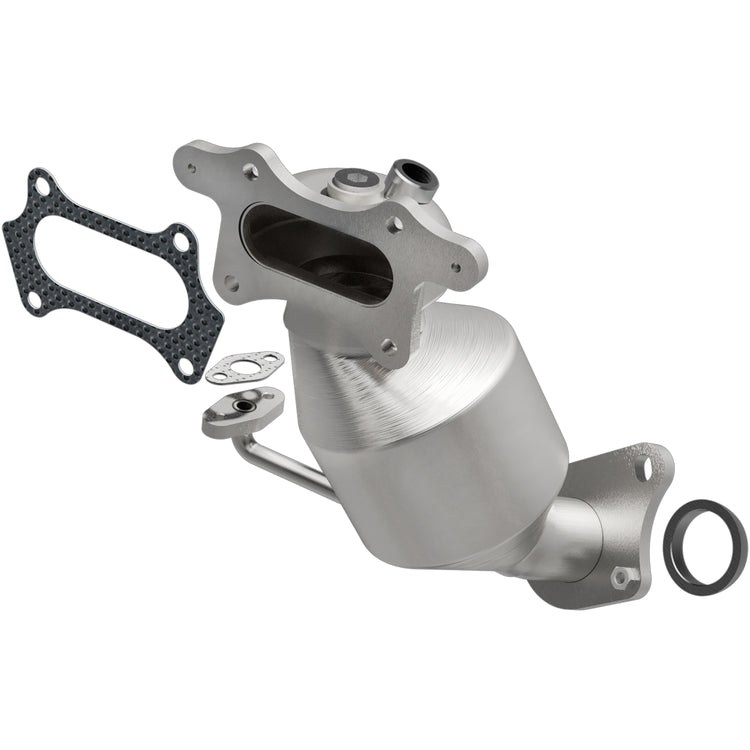 MagnaFlow Catalytic Converter, Direct-Fit, Stainless Steel Case, Flanged Inlet, Single Bolt-On Outlet – 5531036
