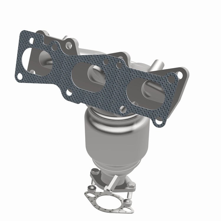 MagnaFlow Catalytic Converter, Direct-Fit, Stainless Steel Case, Flanged Inlet, Single Bolt-On Outlet – 5531089