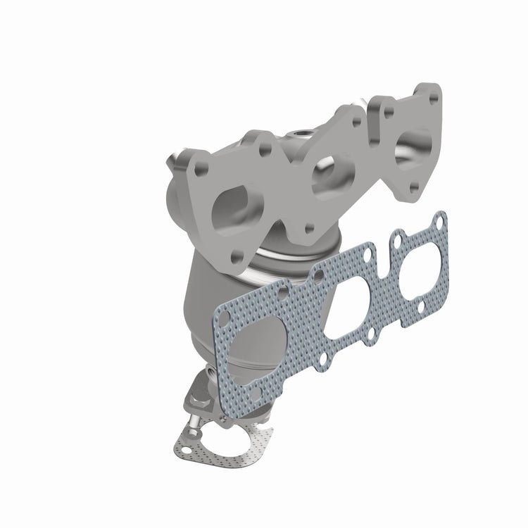 MagnaFlow Catalytic Converter, Direct-Fit, Stainless Steel Case, Flanged Inlet, Single Bolt-On Outlet – 5531090