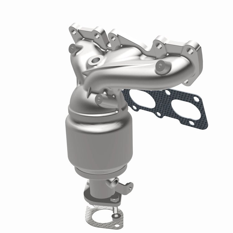 MagnaFlow Catalytic Converter, Direct-Fit, Stainless Steel Case, Flanged Inlet, Single Bolt-On Outlet – 5531090