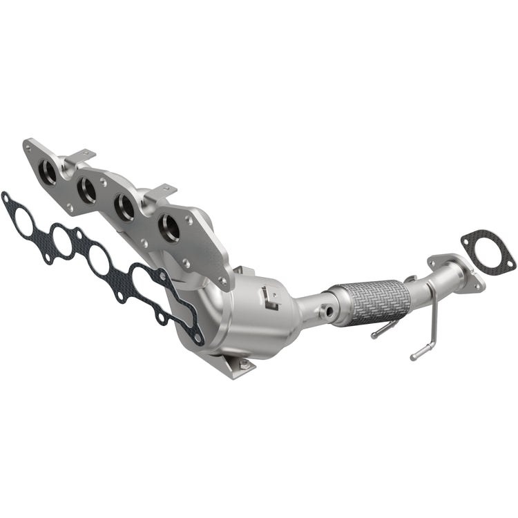 MagnaFlow Catalytic Converter, Direct-Fit, Stainless Steel Case, Flanged Inlet, Single Bolt-On Outlet – 5531186