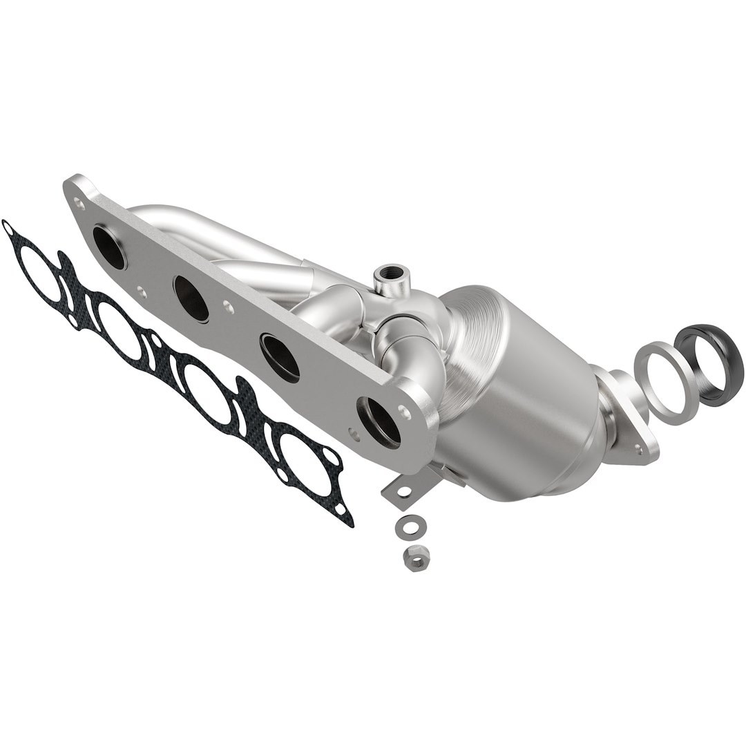 MagnaFlow Catalytic Converter, Direct-Fit, Stainless Steel Case, Flanged Inlet, Bolt-On Outlet – 5531271