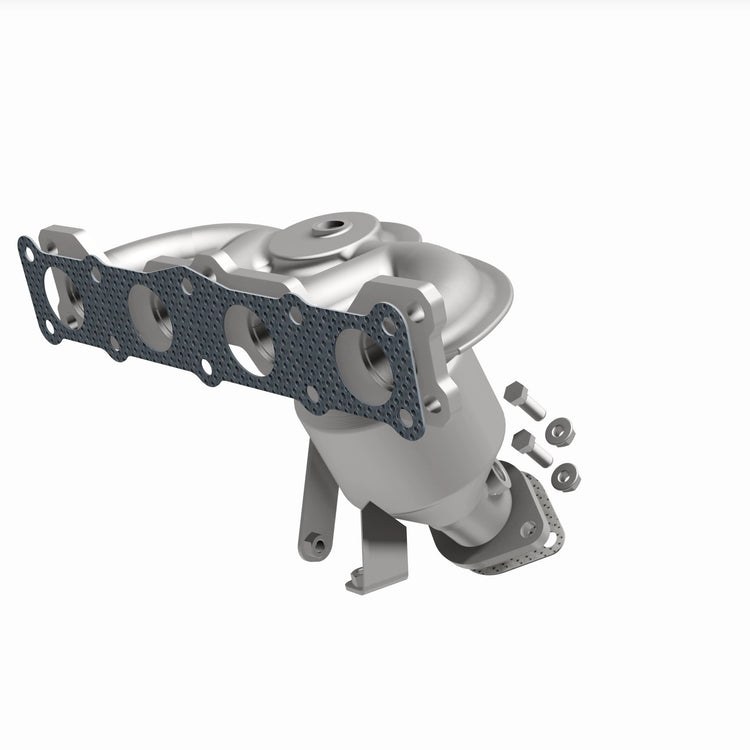 MagnaFlow Catalytic Converter, Direct-Fit, Stainless Steel Case, Flanged Inlet, Single Bolt-On Outlet – 5531590