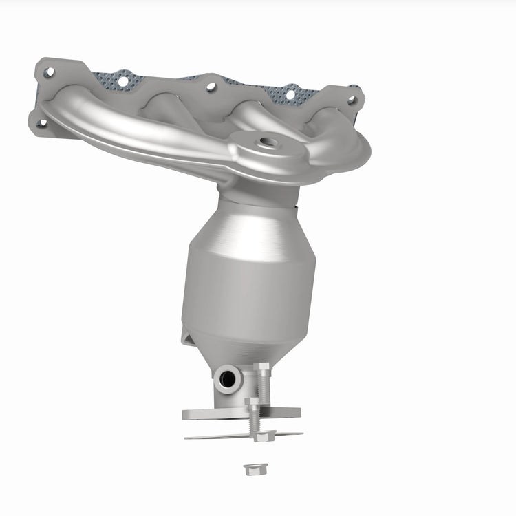 MagnaFlow Catalytic Converter, Direct-Fit, Stainless Steel Case, Flanged Inlet, Single Bolt-On Outlet – 5531590