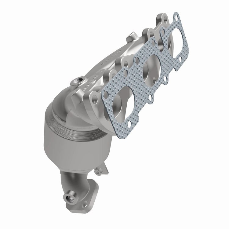 MagnaFlow Catalytic Converter, Direct-Fit, Stainless Steel Case, Flanged Inlet, Single Bolt-On Outlet – 5531787