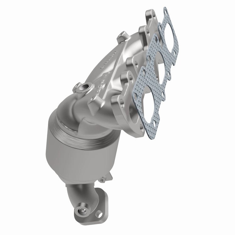 MagnaFlow Catalytic Converter, Direct-Fit, Stainless Steel Case, Flanged Inlet, Single Bolt-On Outlet – 5531787