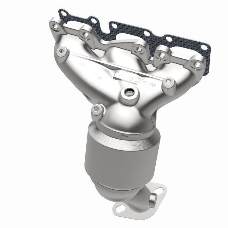 MagnaFlow Catalytic Converter, Direct-Fit, Stainless Steel Case, Flanged Inlet, Single Bolt-On Outlet – 5531787