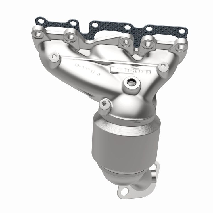 MagnaFlow Catalytic Converter, Direct-Fit, Stainless Steel Case, Flanged Inlet, Single Bolt-On Outlet – 5531787