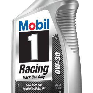 Mobil Oil, Racing ™, SAE 0W-30, Full Synthetic, 1 Quart Bottle, Single, Track Use Only – 102622