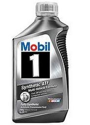 Mobil Auto Trans Fluid, Dexron/Mercon, Synthetic, 1 Quart Bottle, Single – 112980