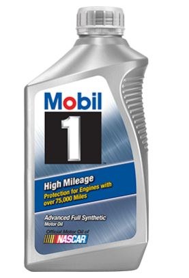 Mobil Oil, SAE 5W-20, Full Synthetic, 1 Quart Bottle, Single, High Mileage Oil – 120455