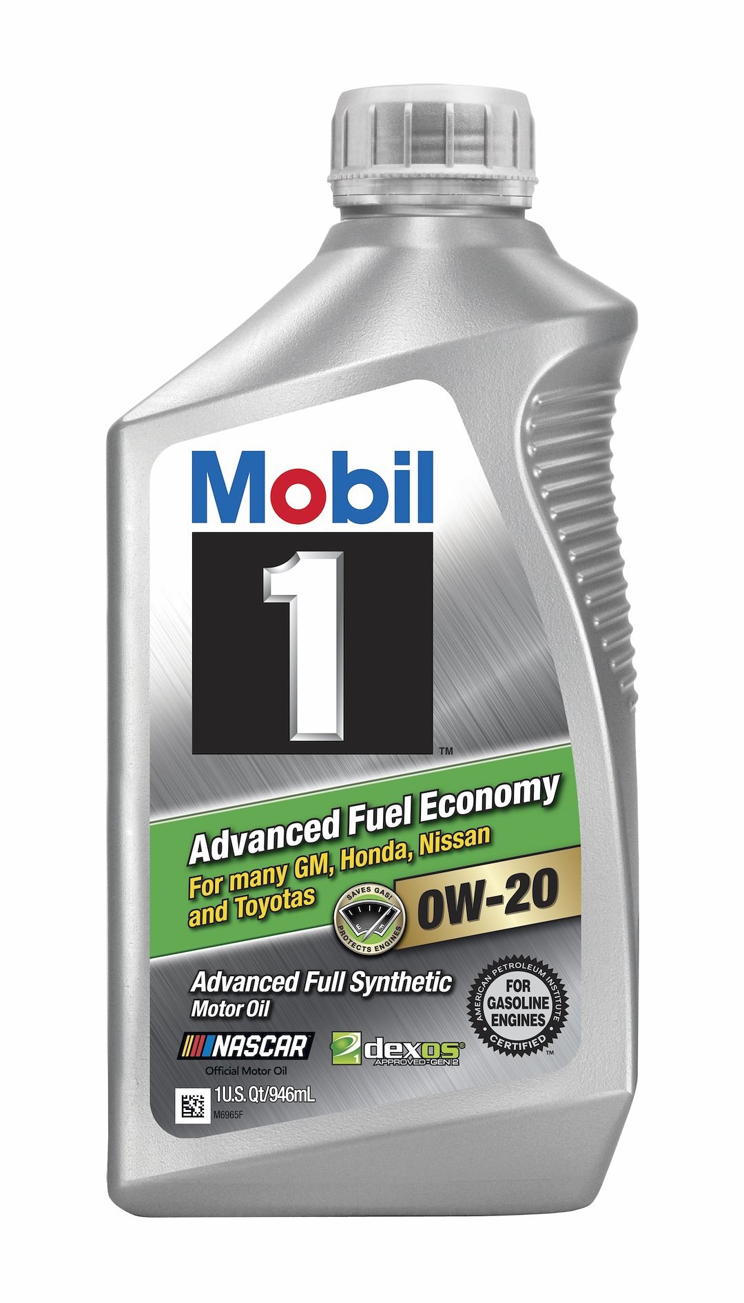 Mobil Oil, SAE 0W-20, 1 Quart Bottle, Single – 124184