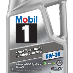 Mobil Oil, SAE 5W-30, Synthetic, 5 Quart Jug, Single – 124317