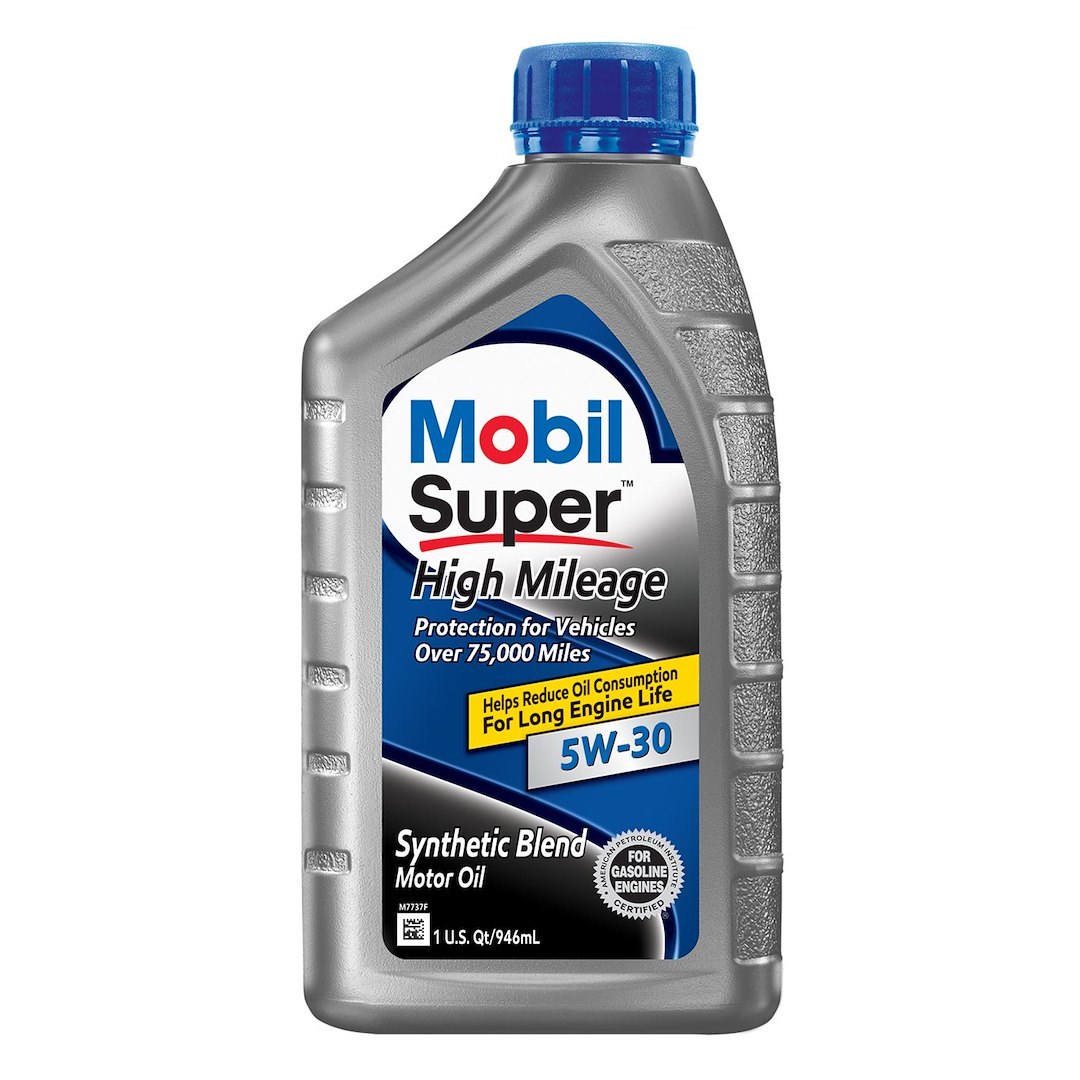Mobil Oil, Super ™, SAE 5W-30, Synthetic, 1 Quart Bottle, Single – 124393