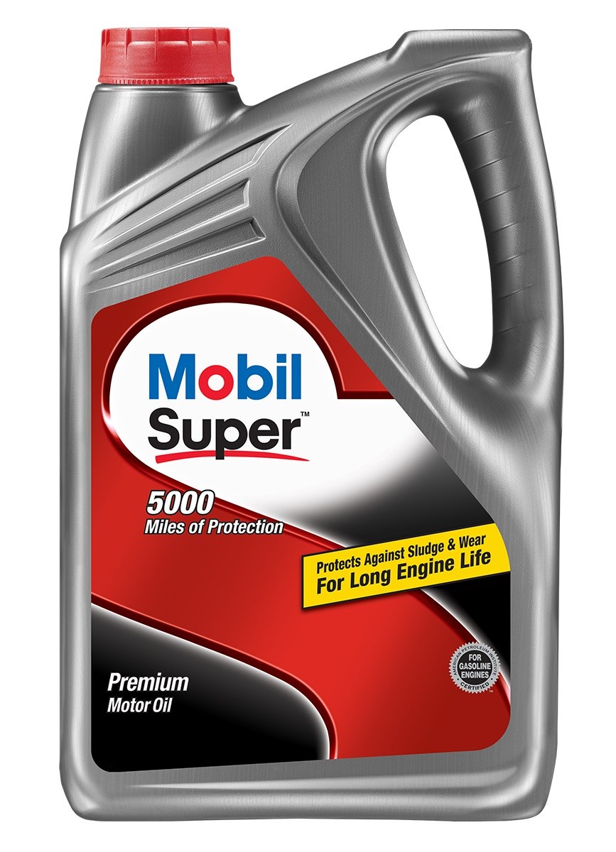 Mobil Oil, Super ™, SAE 5W-20, 5 Quart Jug, Single – 124408