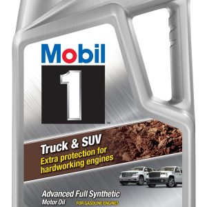 Mobil Oil, SAE 5W-20, Synthetic, 5 Quart Jug, Single – 124575