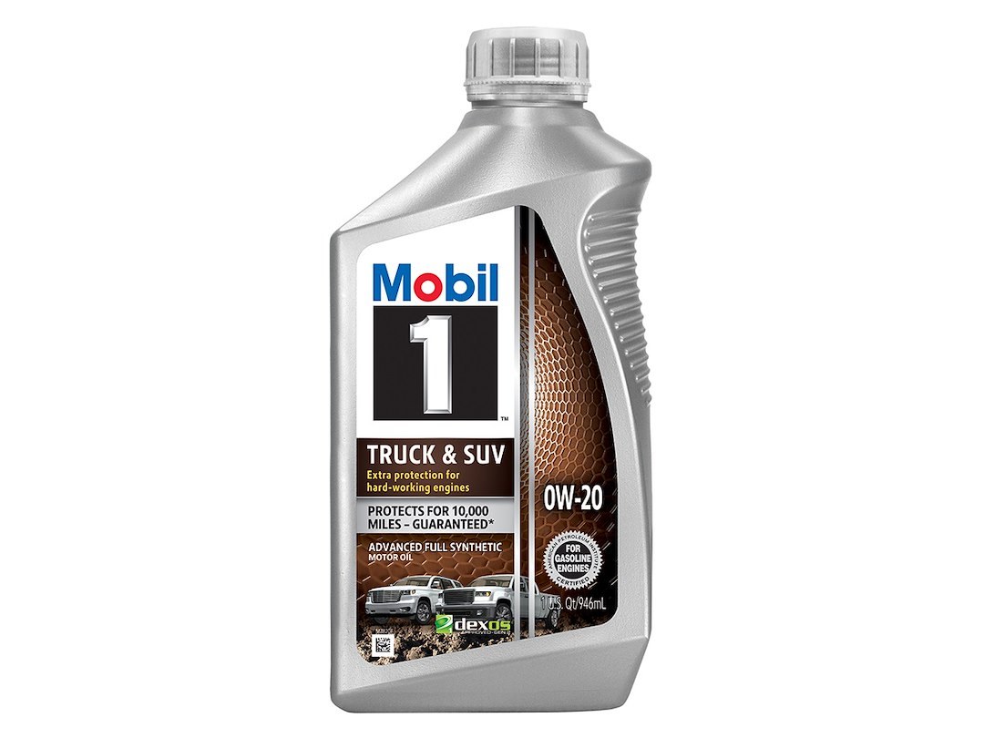 Mobil Oil, SAE 0W-20, Synthetic, 1 Quart Bottle, Single – 124592