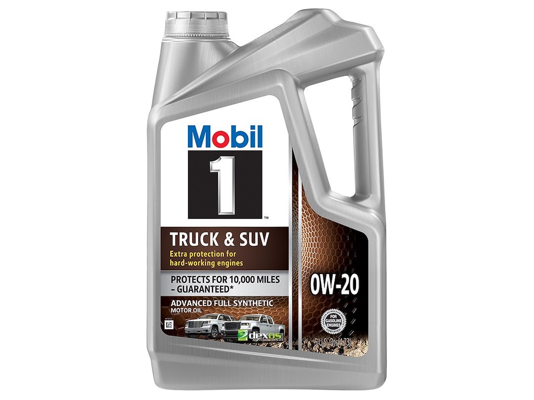 Mobil Oil, SAE 0W-20, Synthetic, 5 Quart Jug, Single – 124593