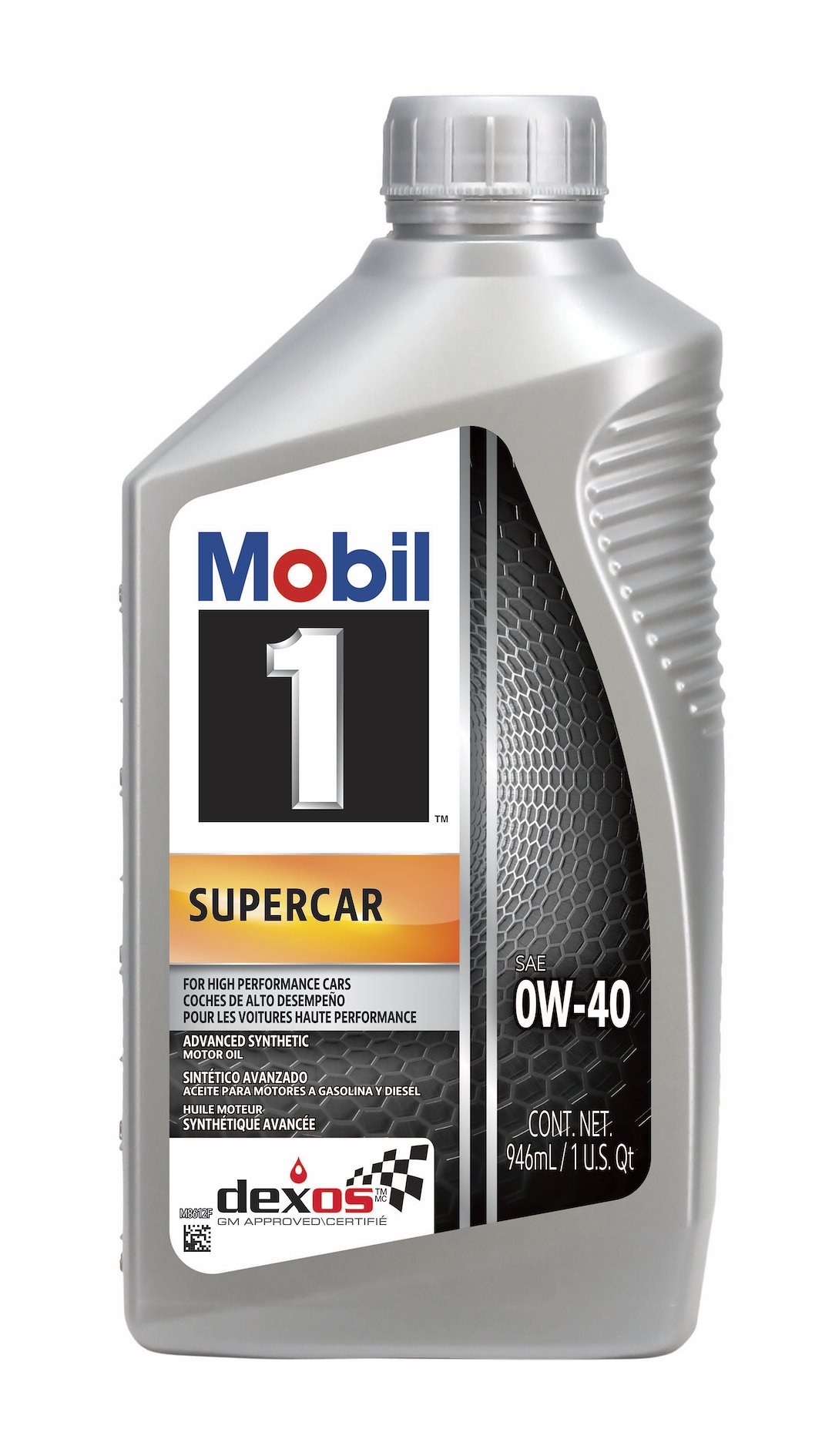 Mobil Oil, SAE 0W-40, Full Synthetic Gasoline Engine Oil, 1 Quart Bottle, Case of 6 – 126870