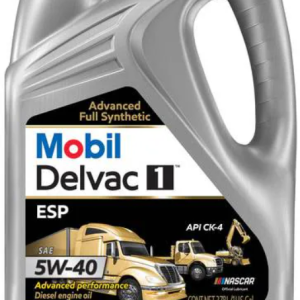 Mobil Oil, Delvac 1™ Esp, SAE5W-40, Synthetic, 1 Gallon Jug, Single – 127863