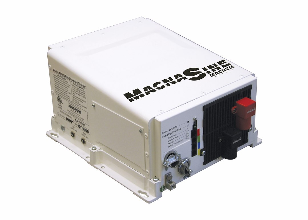 Magnum Power Inverter, Me-Pae Series, Inverts 18 to 34 Volt DC to 120/ 240 Volt AC, 4000 Continuous Watts, 105 Amps Continuous Output – MS4024PAE