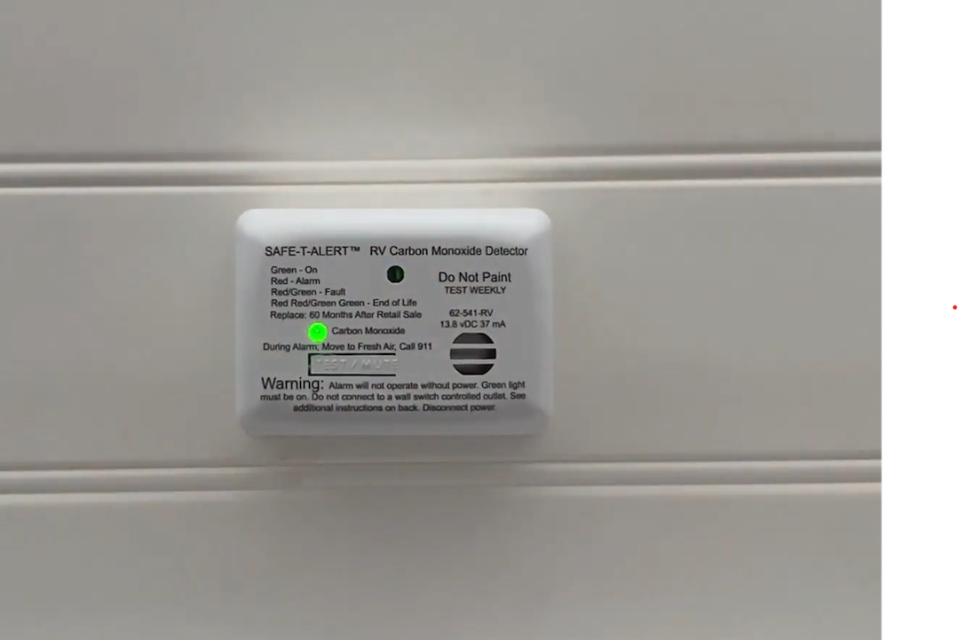 Mti Industry Carbon Monoxide Detector, Safe-T-Alert ™, Surface Mount Detector, Alerts to Leak with Beeping, Without Digital Display – 62-541-WT-MARINE