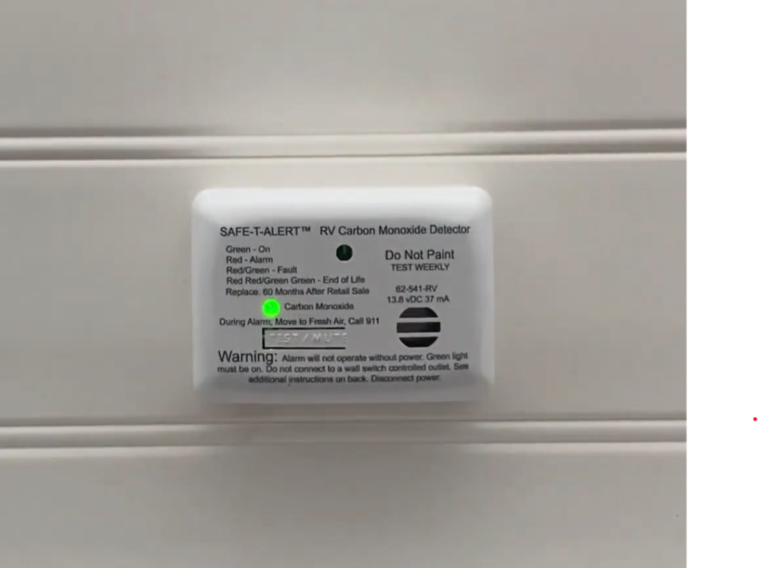 Mti Industry Carbon Monoxide Detector, Safe-T-Alert ™, Flush Mount Detector, Alerts to Leak with Beeping, Without Digital Display – 62-542-WT-TR