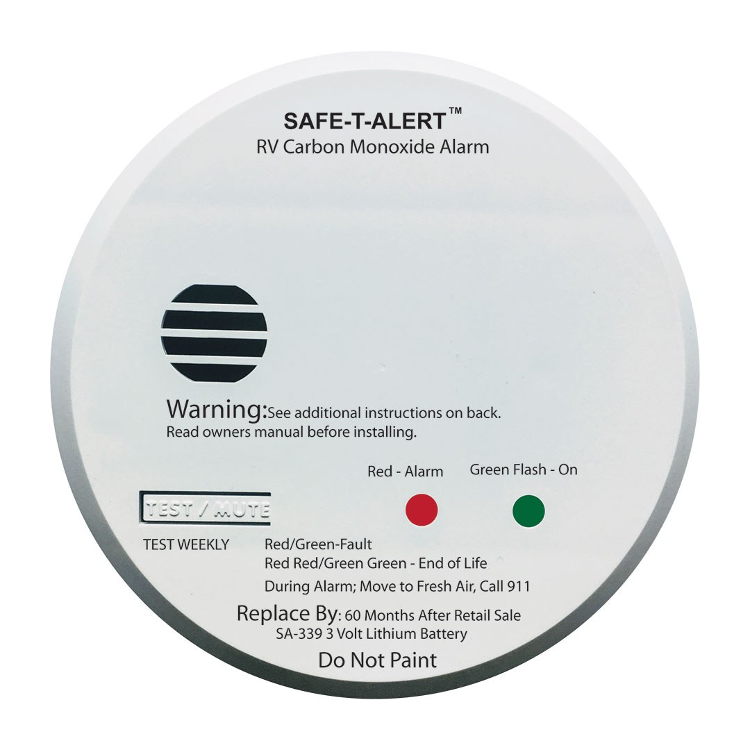 Mti Industry Carbon Monoxide Detector, Safe-T-Alert ™, Without Digital Display, 3 Volt Battery, White – SA-339