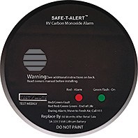 Mti Industry Carbon Monoxide Detector, Safe-T-Alert ™, Alerts to Leak with Beeping, Without Digital Display, 3 Volts Battery, Black – SA-339-BL