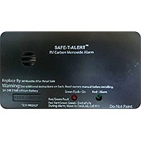 Mti Industry Carbon Monoxide Detector, Safe-T-Alert ™, Alerts to Leak with Beeping, Without Digital Display, 3 Volt Battery, Black – SA-340-BL