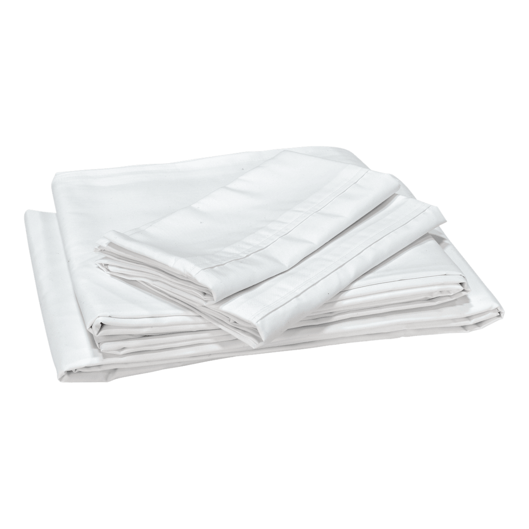 Lippert Components Bed Sheet, Thomas Payne ®, King, Fits Up to 14 Inch High Mattress, Microfiber, White – 2020218493