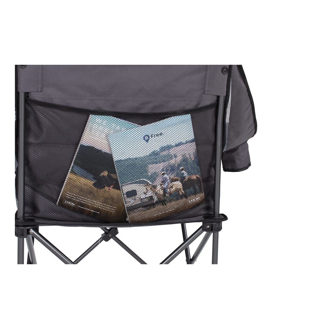 Lippert Components Camping Chair, Camp Chair, 40-1/4 Inch Length X 38-1/4 Inch Height X 27-1/2 Inch Depth, 350 Pound Weight Capacity – 2021128652