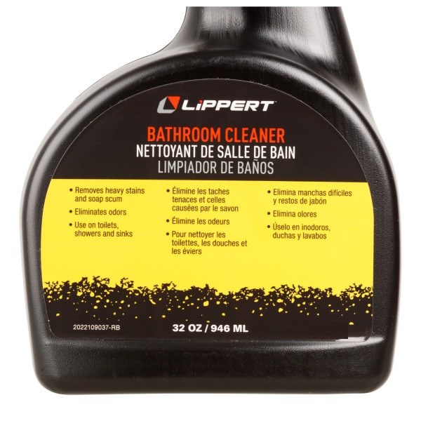 Lippert Components Multi Purpose Cleaner, Used for Toilet/ Shower/ Sink IN Bathroom, Removes Soap Scum/ Heavy Stains and Eliminates Odor – 2022013921