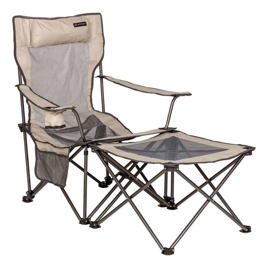 Lippert Components Camping Chair, Sun Soaker ™, 2-Position Reclining Chair – 2022114829