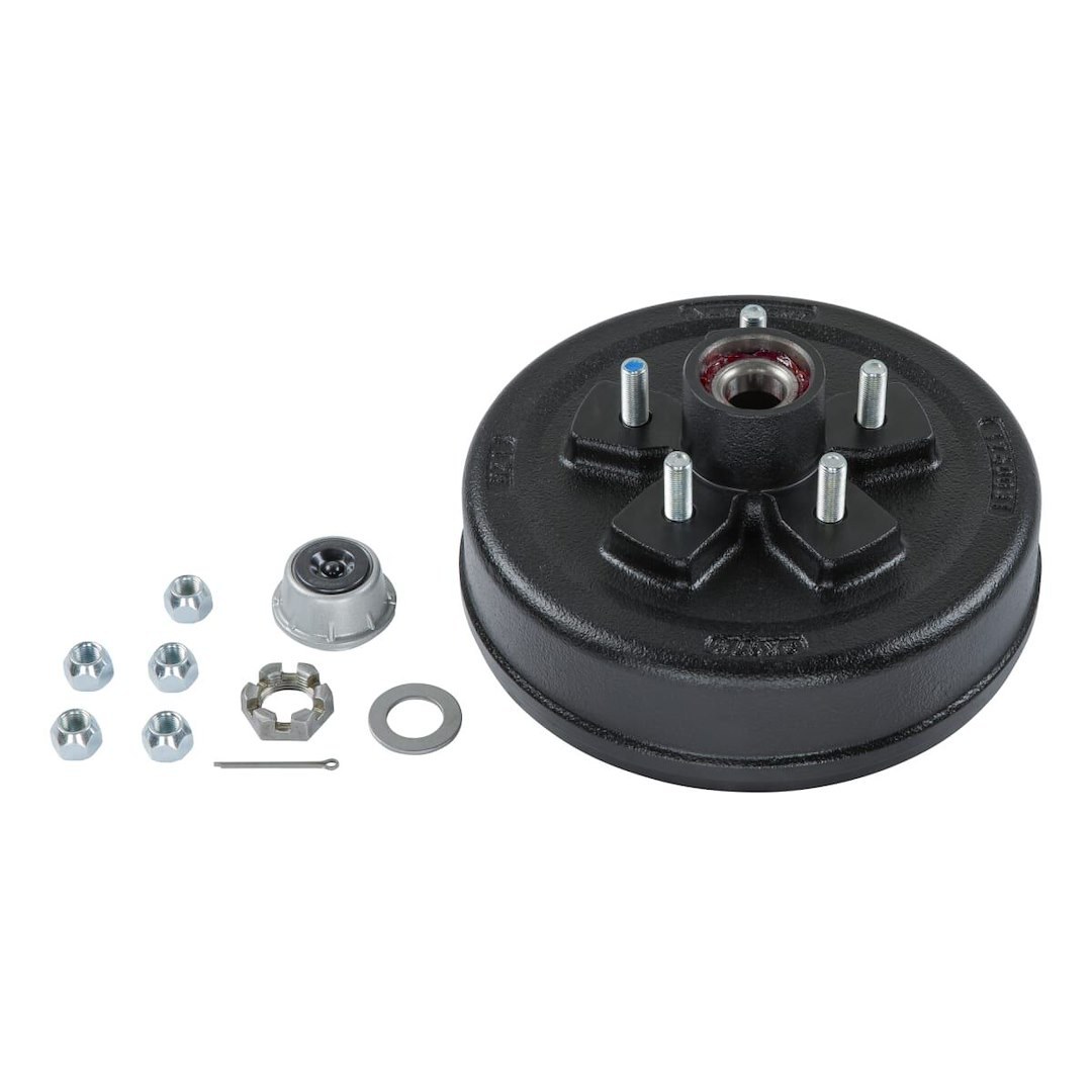 Lippert Components Trailer Brake Hub Assembly, Hub and Drum, Fits Lippert 3500 Pound Axle, 5 X 4-1/2 Inch Diameter Bolt Pattern – 2024013264