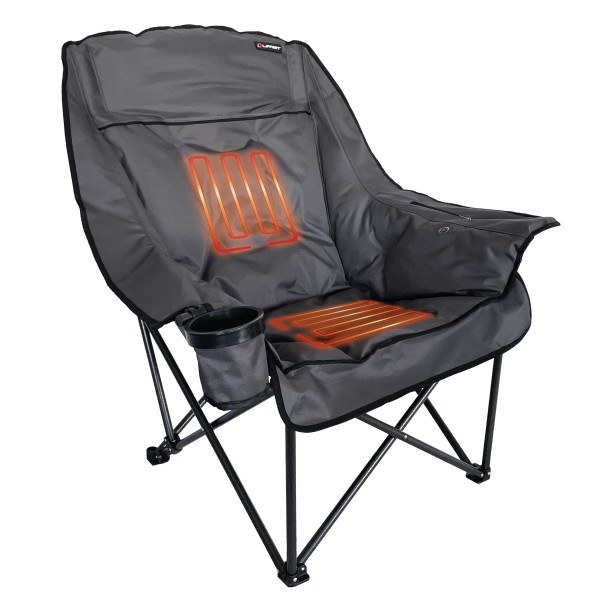 Lippert Components Camping Chair, Big Bear, Camp Chair, 31 Inch Depth X 40 Inch Width X 40.3 Inch Height, 400 Pound Weight Capacity – 2024043334