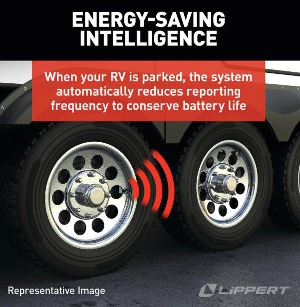 Lippert Components Tire Pressure Monitoring System – TPMS, Tire Linc® Pro, Universal, 4 Sensors – 2024115889