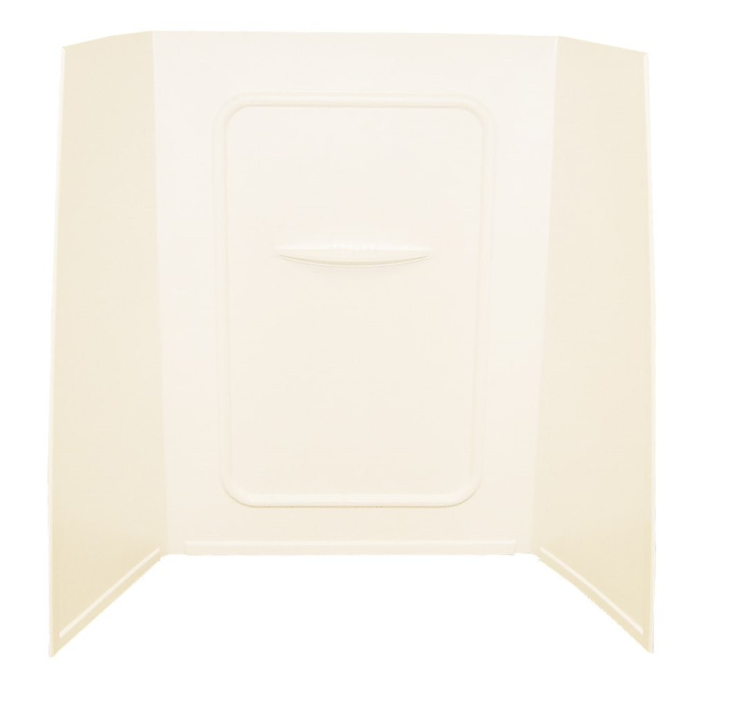 Lippert Components Shower Surround, Better Bath, 1 Piece Design, 24 Inch Length X 36 Inch Width X 59 Inch Height Bath Surround, Parchment – 209461
