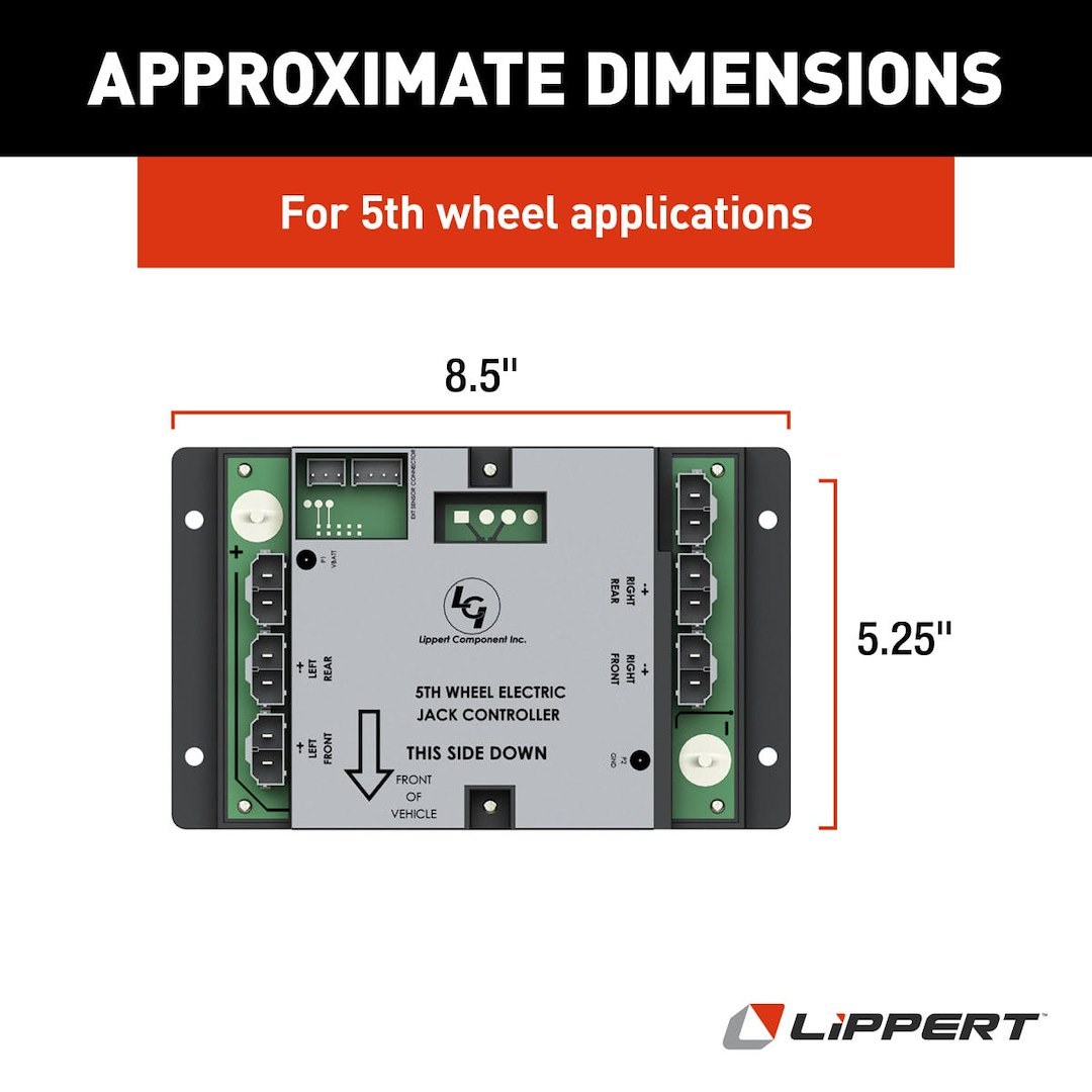 Lippert Components Leveling System Control Unit, Ground Control, Replacement for Lippert Ground Control 2.0 Leveling System – 276452
