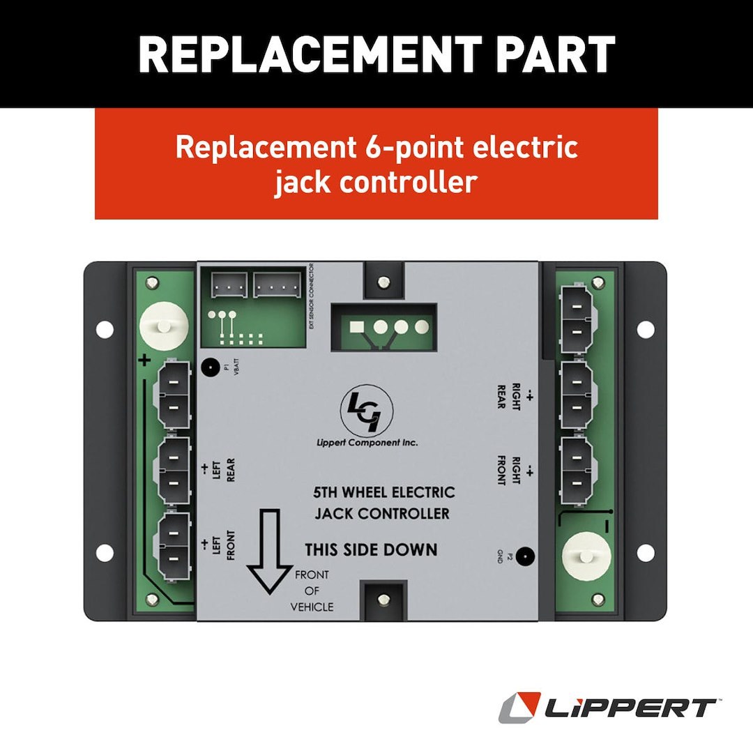 Lippert Components Leveling System Control Unit, Ground Control, Replacement for Lippert Ground Control 2.0 Leveling System – 276452