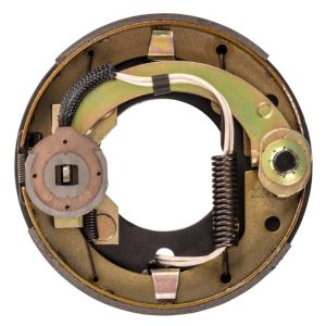 Lippert Components Trailer Brake Assembly, Replaces Axle Tek/ Alko/ Dexter/ Fayette and Hayes with 7 Inch Diameter X 1-1/4 Inch – 389875