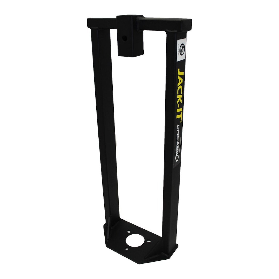 Lippert Components Bike Rack, Jack-It ®, Mounts on Trailer Tongue a Frame, Holds 2 Bikes, Up to 80 Pound Weight Capacity, Cradle System – 429756