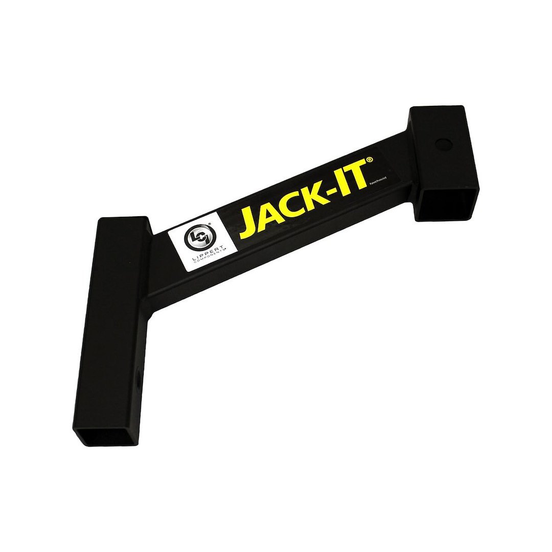 Lippert Components Bike Rack, Jack-It ®, Mounts on Trailer Tongue a Frame, Holds 2 Bikes, Up to 80 Pound Weight Capacity, Cradle System – 429756