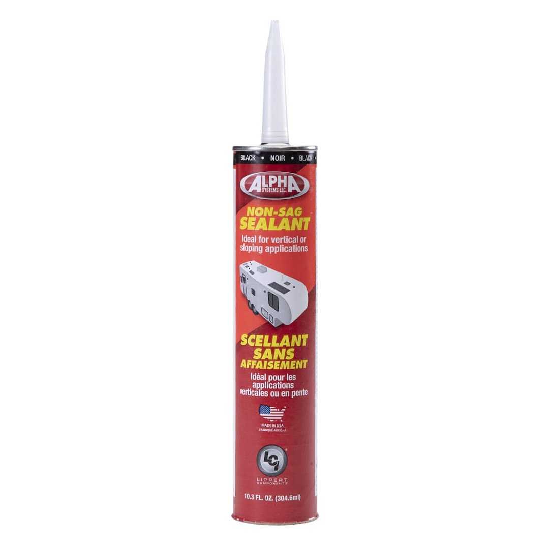 Lippert Components Caulk Sealant, 1010 Low Voc/ Alpha Systems N101002TLCI, Used on Vertical/ Slanted/ Uneven Surfaces – 862158