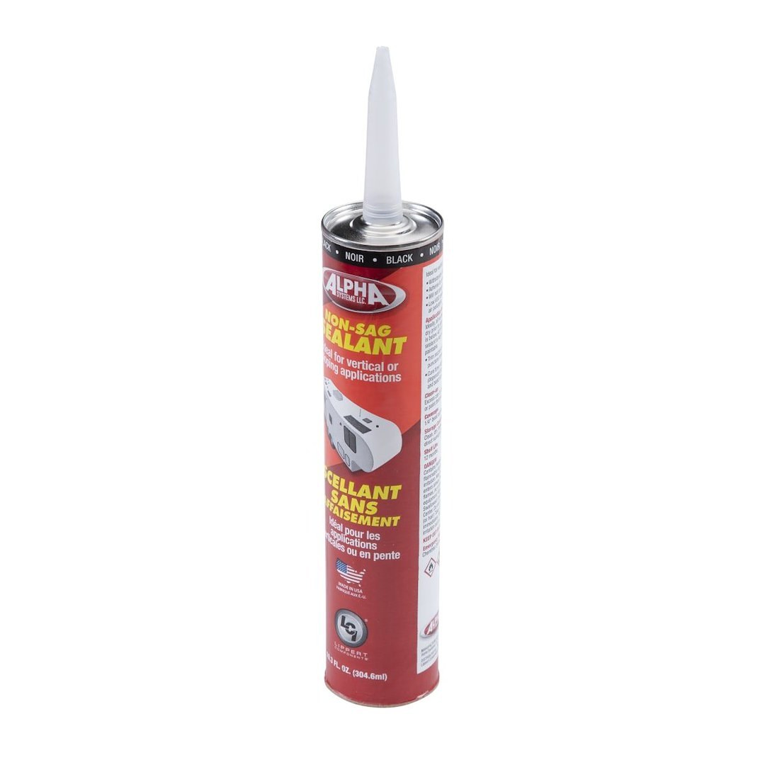 Lippert Components Caulk Sealant, 1010 Low Voc/ Alpha Systems N101002TLCI, Used on Vertical/ Slanted/ Uneven Surfaces – 862158