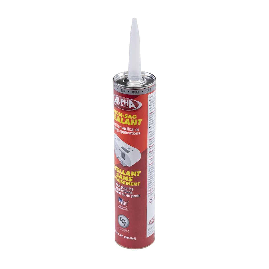 Lippert Components Caulk Sealant, 1010 Low Voc/ Alpha Systems N101003TLCI, Used on Vertical/ Slanted/ Uneven Surfaces – 862159