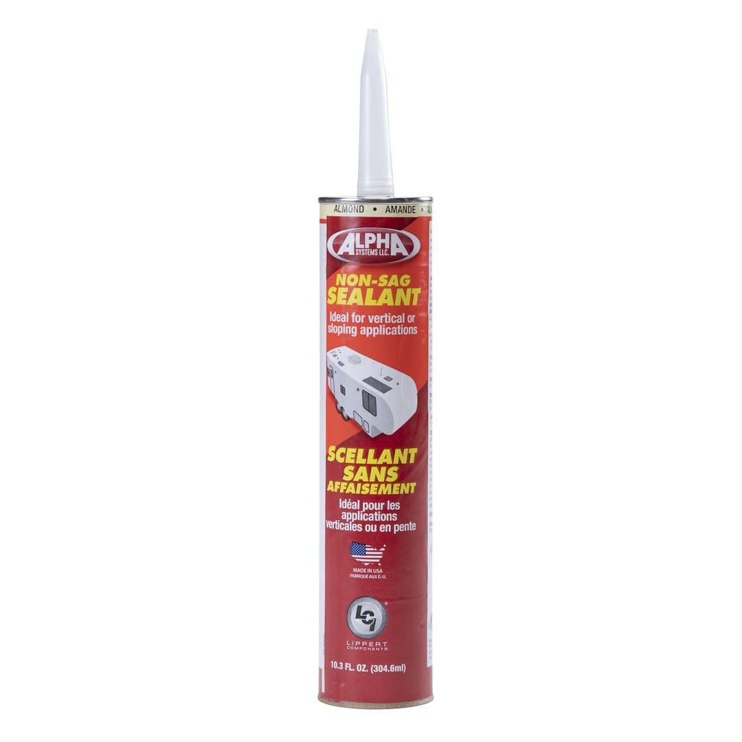 Lippert Components Caulk Sealant, 1010 Low Voc/ Alpha Systems N101006TLCI, Used on Vertical/ Slanted/ Uneven Surfaces – 862161