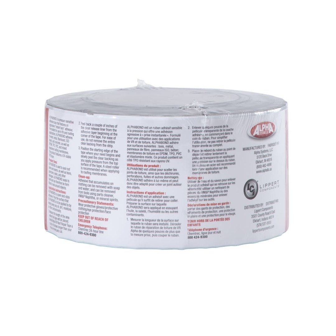 Lippert Components Caulk Sealant, Alphabond/ Alpha Systems QTPOW350LCI, Use to Seal Roof Joints/ Seams/ Tears/ Punctures/ Leaks/ Other Damage – 862408