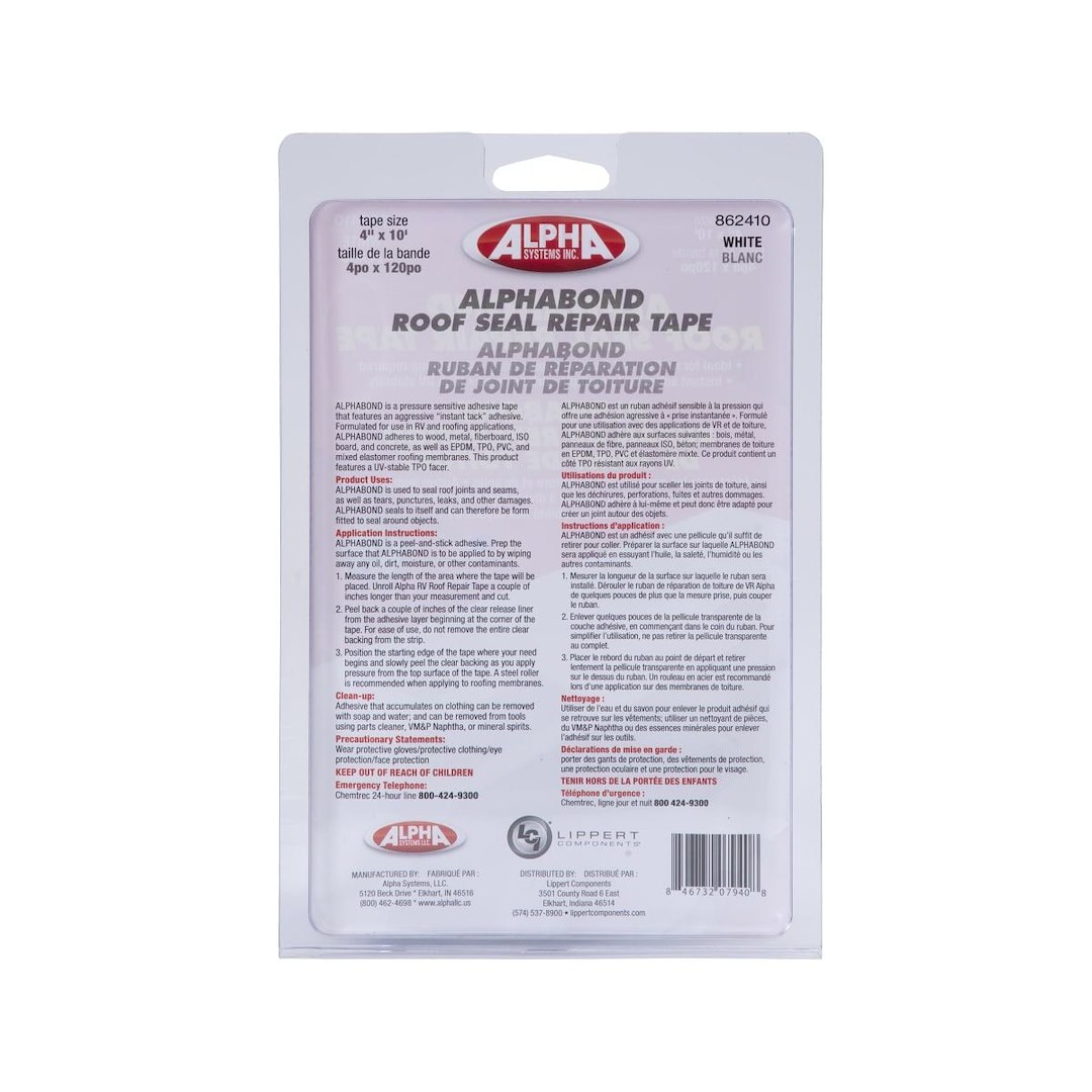 Lippert Components Roof Repair Tape, Alphabond/ Alpha Systems QTPOW410LCI – 862410